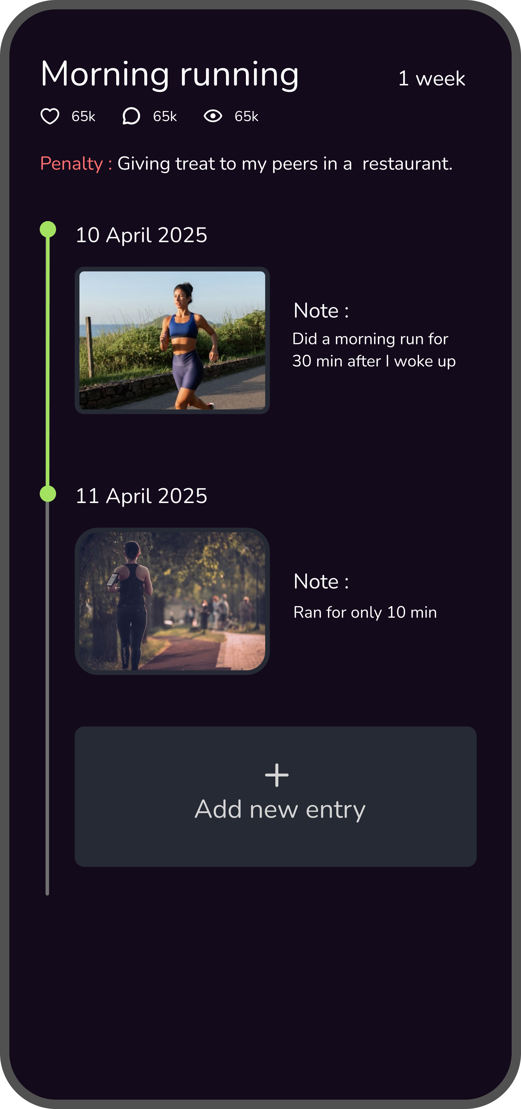 Home Screen Widgets Interface