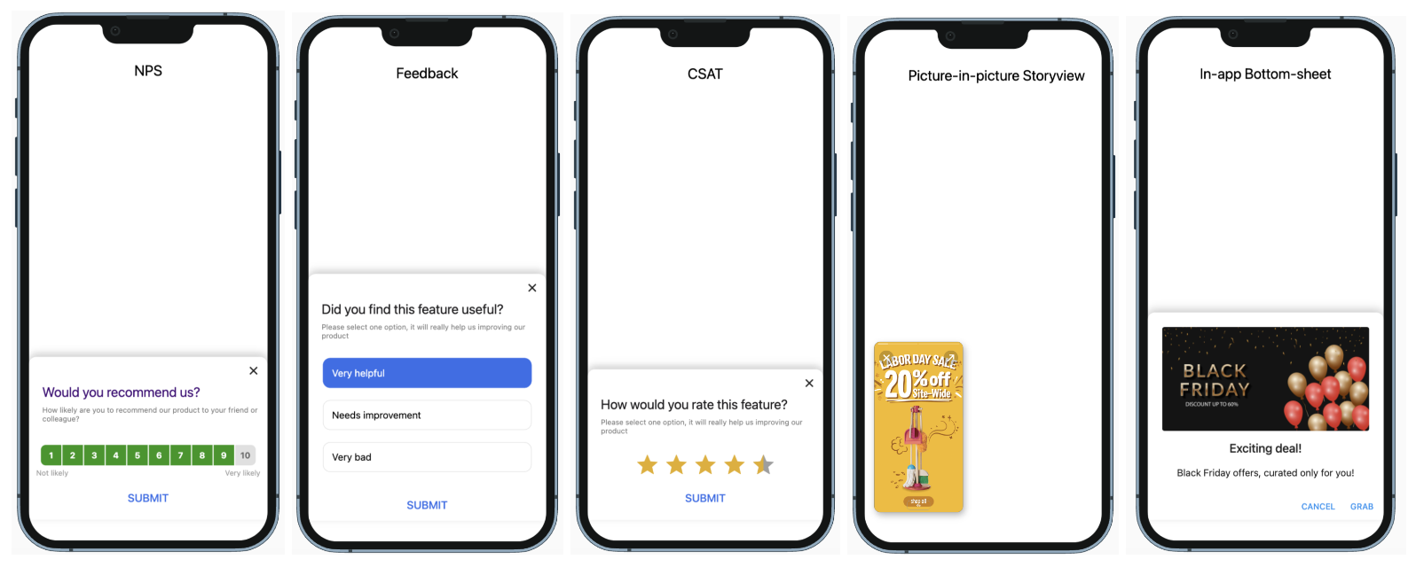 InstaDiv App Features
