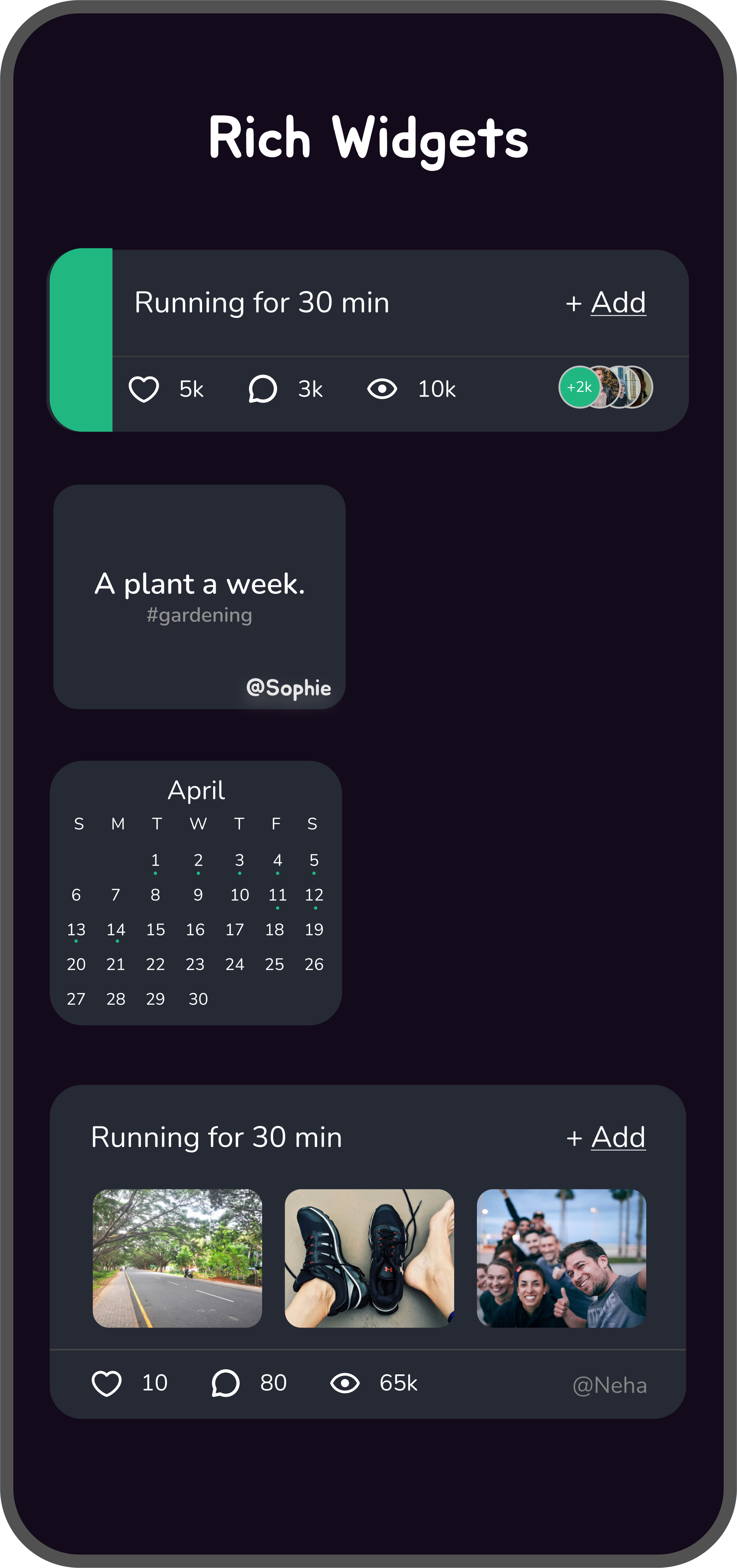 Peers app mockup
